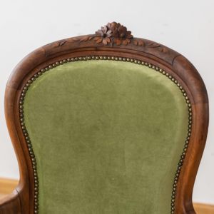Divano <span class=keywords><strong>in</strong></span> <span class=keywords><strong>Velluto</strong></span> Intagliato <span class=keywords><strong>in</strong></span> Legno Massello Stile Vintage, Divanetto Classico a 2 Posti <span class=keywords><strong>in</strong></span> Tessuto per Soggiorno di Villa, Vendita all'Ingrosso Diretta dalla Fabbrica - Product Image 4