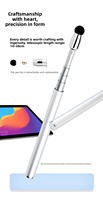 Stylet capacitif passif WENKU grand format en métal, extensible, pour écran tactile, avec rejet de la paume, pour tablette interactive pour enfants