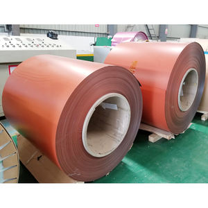 DIN 17162 Contenedor laminado en frío Acero Ppgl Techo de aluminio Rollos de metal 0,3 0,4mm Bobina recubierta de color - Product Image 2