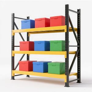 Pabrik 6-lapisan bolless rak dapat disesuaikan 300kg korosi dilindungi garasi gudang tugas berat rak & rak industri - Product Image 4