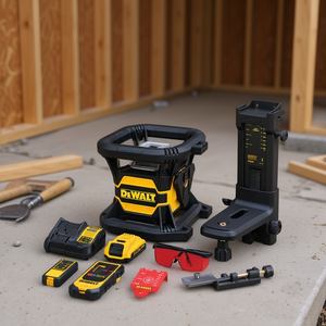 Nivel Láser Rotatorio Autonivelante DeWalt de 18V con Alcance de 30m, Línea Vertical y Haz Horizontal - Product Image 3