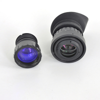 Kaca Optik PVS-14 Terlapis Multi-Lapisan Tahan Air dengan Jangkauan 400m untuk DIY Night Vision