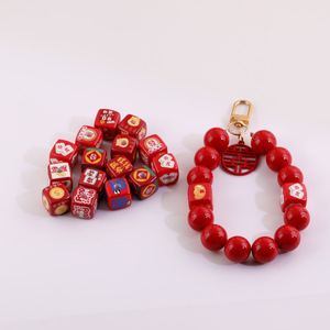 Cuentas cuadradas de resina acrílica de colores mixtos para la fabricación de pulseras, accesorios de joyería DIY, primavera 2024, origen Yiwu - Product Image 4