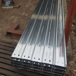 Trave a C zincato in acciaio Q235/Q345 /SS400 canali in acciaio a forma di sezione SS400 profilo zincato 6m-12m U trave - Product Image 4