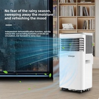 Climatiseur portable électrique 1HP, refroidissement uniquement, compact, tout-en-un, télécommande, plug-and-play, 850W, maison, bureau