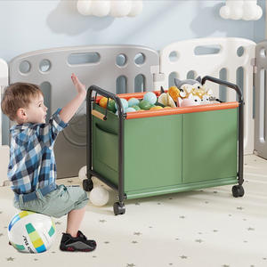 Thuis Multifunctioneel Opbergrek Met Wiel Wasmand Grote Capaciteit Removalabletoy Organizer Kar - Product Image 6