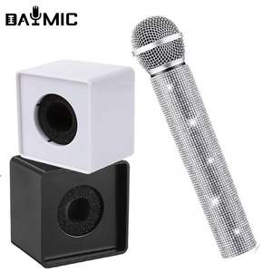 Logotipo personalizado bandera estación transmisor soporte Clip micrófono de mano adaptador de plástico para <span class=keywords><strong>Rode</strong></span> <span class=keywords><strong>Wireless</strong></span> <span class=keywords><strong>Go</strong></span>/DJI Mic - Product Image 4