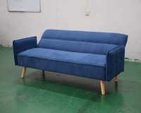 Canapés-lits pliants en tissu bleu, best-sellers, design moderne pour salon et chambre - Vente en gros d'usine
