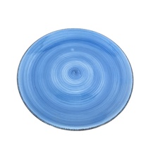 Vente flash : Service de table en porcelaine marbrée de luxe rustique brillant, 18 pièces, vaisselle italienne, vente en gros