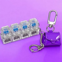 Porte-clés personnalisé avec logo, clavier LED, portefeuille mobile durable, cadeau promotionnel interactif en gros