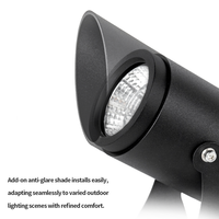 Lampe de jardin à LED COB IP65 3W 5W 7W 10W 18W Blanc Chaud Blanc Pur DC 12V pour extérieur, spot de pelouse, luminaire paysager, éclairage sur piquet