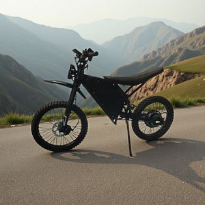 新スタイル 高速 3000W 電動オフロードバイク 強力パワー 高強度レーシングモーターサイクル 72V電圧仕様 - Product Image 1