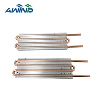Conception personnalisée 2,5 kw plaque de refroidissement liquide radiateur liquide plaques de refroidissement à eau en aluminium pour amplificateur, véhicule électrique
