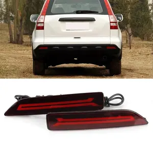 Reflector de luz de parachoques trasero Ed para coche, luces traseras de freno para auto onda RV City CRV