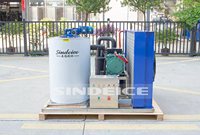 SIDNEICE Ventes d'usine 1T/2T/2.5T/3T Machine à glace en flocons Machine à glaçons de qualité alimentaire Machine à glace à plaques de bateau avec CE