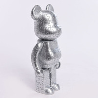 Statue d'ours en résine dorée moderne, motif animal, ornement pour la maison, le bureau, le salon, le meuble TV, le bureau, le café