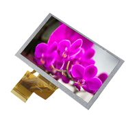 Écran tactile lcd pour gps, avec panneau tactile résistif, 800 pouces, résolution 480x5.0, original