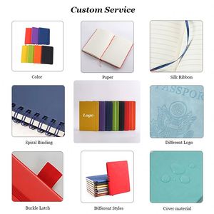 Customized Logo Hardbound A5 <b>A6</b> Pu Leather Notebooks Laser Engraved Logo <b>Diary</b> Plan Promotional Gifts Notebook with Strap - Product Image 5