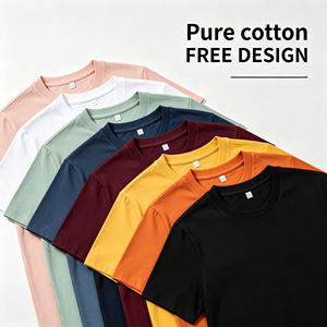 Camisetas de Algodón de Color Sólido, Ajuste Cómodo, Secado Rápido, Logotipo Personalizado, Diseño para Hombre, Uso Casual en el Hogar - Product Image 1
