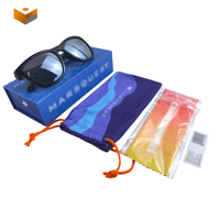 Boîtes d'emballage en carton rigide personnalisées pour lunettes de soleil, avec couvercle magnétique, vente en gros
