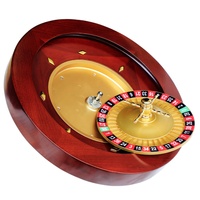 Roulette en bois professionnelle RTS de 20 pouces de diamètre pour jeu de roulette à domicile de style casino