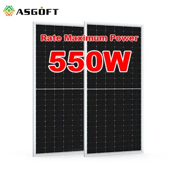 1 paletes Painel Solar 360W 410W 460W 540W 550W 182-550 Monocristal Impermeável OEM Frame Connector Suporte de Célula de Alumínio Origem