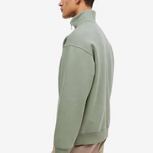 Jersey de logotipo de impresión personalizado DIY de alta calidad talla americana 100% poliéster sudadera Lisa para hombre - Product Image 3