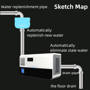 เครื่องทำความชื้นสำหรับเครื่องฟอกอากาศในครัวเรือนแบบ2หัวฉีดล้างฝนทำความสะอาดอากาศสำหรับหญิงตั้งครรภ์ทารกสำหรับโรคจมูกอักเสบ - Product Image 5