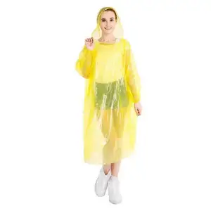 Godd Selling Emergency Disposable Raincoat Pu Travel Waterproof Ra