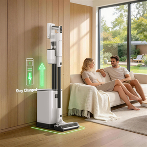 Aspirateur Cyclonique Portatif F26JCT à Auto-Nettoyage, Vidange Automatique, Batterie 3.8L, 50min d'Autonomie, Brosse Anti-Emmêlement, Idéal pour Animaux Domestiques, En Stock - Product Image 3