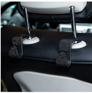 Crochet de fixation pour <span class=keywords><strong>appuie</strong></span>-tête de siège de voiture, design créatif en diamant, pour accessoires de voiture - Product Image 3