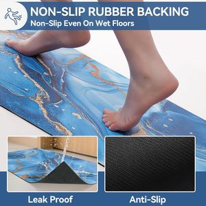 Alfombra <span class=keywords><strong>de</strong></span> Baño Antideslizante Ultrafina, Alfombra <span class=keywords><strong>de</strong></span> Baño que Cabe Debajo <span class=keywords><strong>de</strong></span> la Puerta, Respaldo <span class=keywords><strong>de</strong></span> Goma, Secado Rápido, Súper Absorbente, Lavable, Alfombrillas para Ducha - Product Image 5