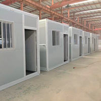 Casa Contenedor Plegable Prefabricada Personalizable, Estructura de Acero Modular, Casa Móvil para Hotel
