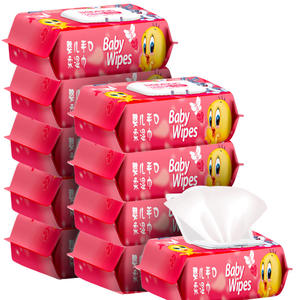 Échantillon gratuit OEM, paquet de poche magique, lingettes humides jetables douces pour le visage, vente en gros, lingettes humides pour bébé personnalisées, papier humide pour hôtel, 80 pièces - Product Image 3