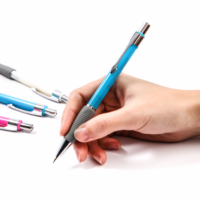 Lot de crayons mécaniques de 0,5 mm de haute qualité pour le bureau et l'école, avec gomme, corps en plastique, modèle 2082, marque TY, Chine, Zhejiang