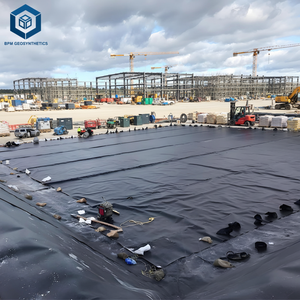 แผ่นกันซึม HDPE หนา 1.5 มม. ป้องกันการเสื่อมสภาพ ต้านอนุมูลอิสระ สำหรับโครงการฝังกลบขยะในอินเดีย - Product Image 2