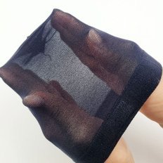 2 uds. Medias térmicas transparentes gruesas para el pelo para hombres calvos estampado sólido muslo alto de punto de nailon seda Spandex Material - Product Image 1