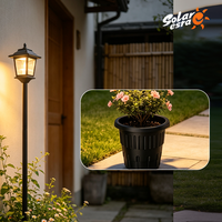 ESRA 05J Guirlandes solaires de Noël LED étanches IP44 pour usage extérieur en jardin