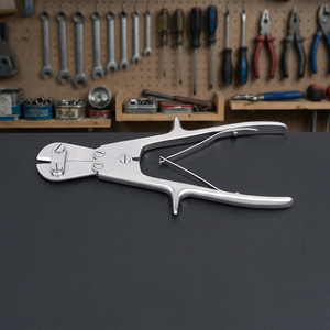 Coupe-fils orthopédique vétérinaire en acier inoxydable, forceps manuel pour la coupe des fils, pour kit d'instruments chirurgicaux - Product Image 4