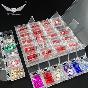 CY เครื่อ<span class=keywords><strong>ง</strong></span>ประดับเล็บแก้วเพชร3D หรูห<span class=keywords><strong>รา</strong></span>พลอยเทียมติดหลังคริสมาสต์เจลลี่แบบแบนพร้อมกล่อ<span class=keywords><strong>ง</strong></span>เครื่อ<span class=keywords><strong>ง</strong></span>ประดับ - Product Image 2