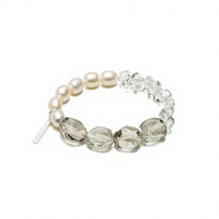 Bracelets en perles ASACRYL blanc naturel, accessoires Feng Shui tendance, bijoux à la mode pour anniversaire