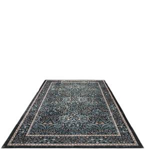 Tapis rectangulaire en velours cristal à motifs floraux, antidérapant, en fibre de polyester, pour la décoration de la maison et du salon - Product Image 4