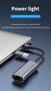 Hot-bán USB 3.0/Type-<span class=keywords><strong>C</strong></span> để RJ45 Gigabit <span class=keywords><strong>LAN</strong></span> 1000 Mbps mạng <span class=keywords><strong>c</strong></span>ó dây adapter Tương thích với máy tính xách tay Macbook Windows MacOS - Product Image 6