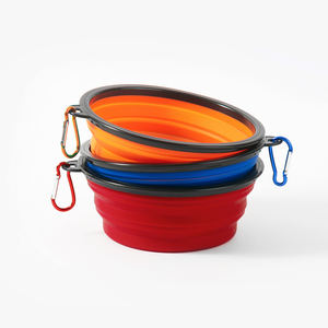 Contenedor de Agua y Comida Plegable de Silicona para Mascotas, Botella de Agua Portátil para Perros, Ecológica, para Alimentar Pollos - Product Image 1