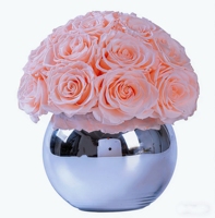 Rose éternelle artisanale en pierre de travertin, avec logo personnalisé et marque privée, pour Noël, prix usine, longue durée (3-5 ans), élégante
