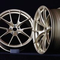 Jantes WHEELBOSS, fabrication directe, design concave brossé, jantes en alliage d'aluminium monobloc, 19-20 pouces, jantes forgées