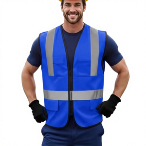 Chaleco de Trabajo Personalizado con Logotipo, Impermeable, Transpirable, de Secado Rápido, 100% Poliéster, para Uso en Fábricas y Almacenes - Product Image 2