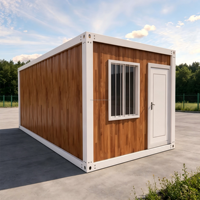 Maison préfabriquée détachable personnalisée, conteneur résidentiel intégré en acier coloré, maison mobile, mini-bureau facile à assembler