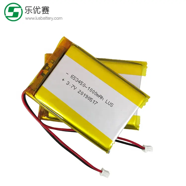 653450 के लिए 3.7V 1200mah बहुलक लिथियम बैटरी के लिए कीटाणुशोधन बैग LP653450 लाइपो सेल चिकित्सा डिवाइस बैटरी