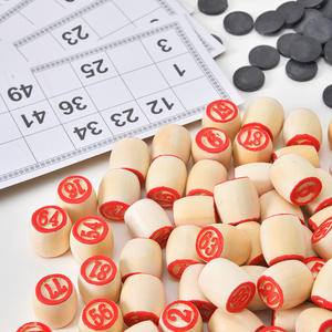 Vente en gros <span class=keywords><strong>de</strong></span> 90 pièces numérotées en forme <span class=keywords><strong>de</strong></span> tambour en bois avec boîte en papier - Product Image 3